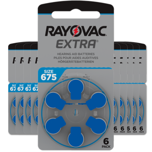 Piles auditives 675 - Rayovac - Lot de 30 piles