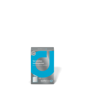 Lingettes nettoyantes pour systèmes auditifs x 12