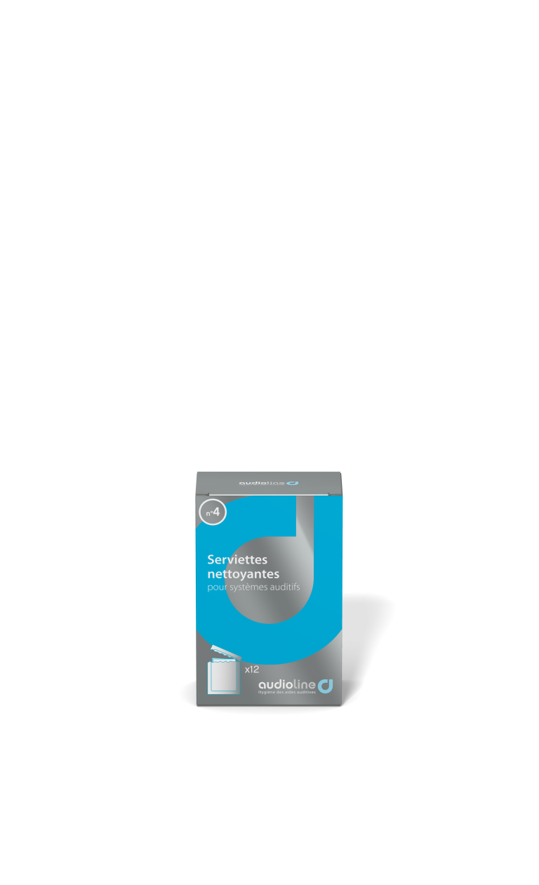 12 serviettes nettoyantes Audioline