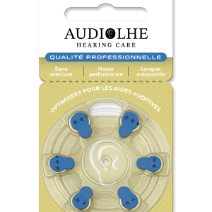 Piles auditives Audiolhe Hearing Care taille 675