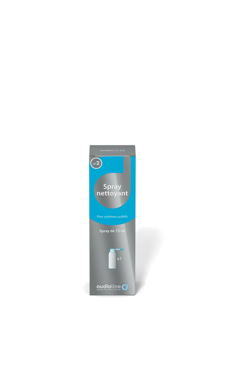 Spray nettoyant PRO Audioline 150ml pour appareils auditifs